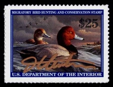 RW89  SIGNED BY ARTIST JAMES HAUTMAN - IN GOLD - OGNH - VF/XF  (ESP#STOCK)