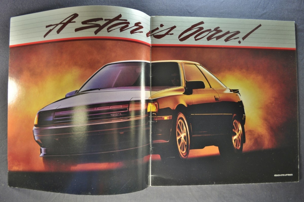 1986 Toyota Celica Catalog Brochure ST GT GT-S Coupe Excellent