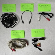 Lot Of 5 Audio, Video, Stereo Cables