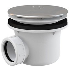 Alca Plast A49K 90mm High Flow Shower Waste & Trap – Polished Chrome