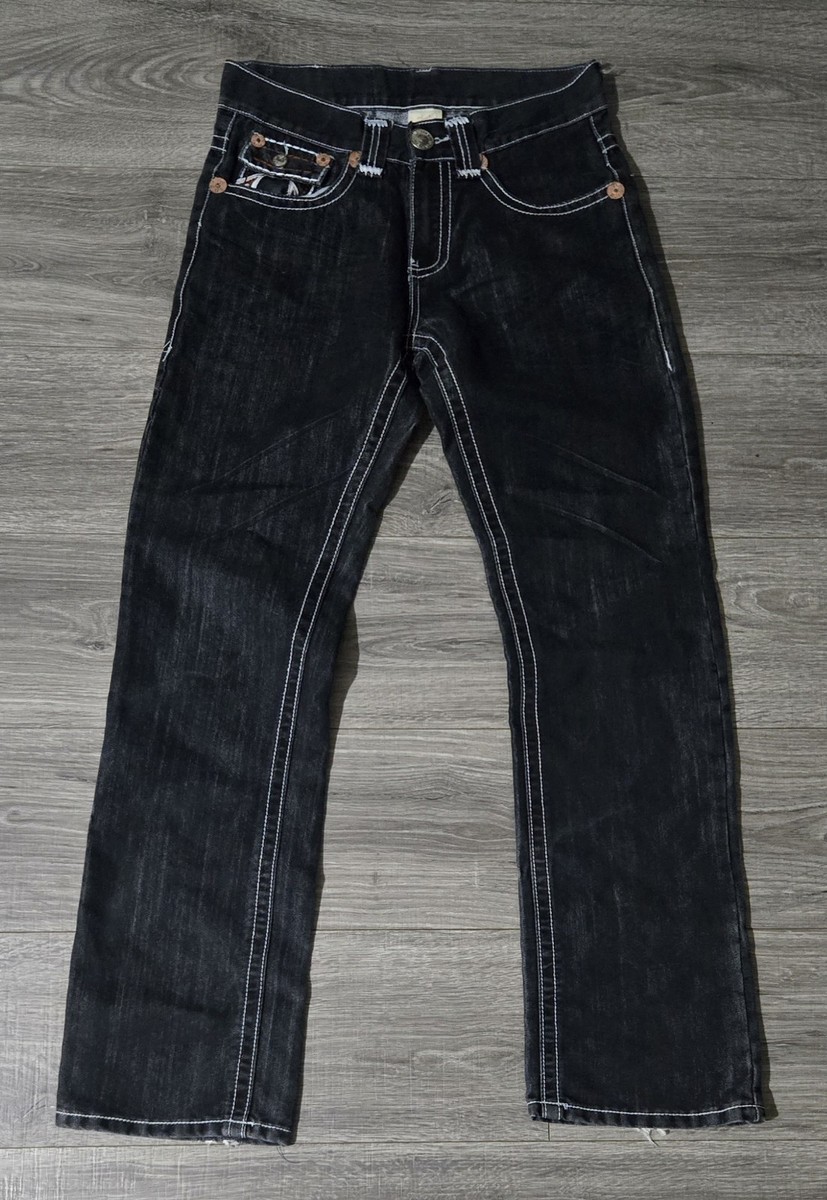 TRUE RELIGION Joey Super T Thick Stitch Flap Pocket Jeans Size W30