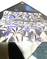 Single Duvet Bedset Cover & Slip Blue Floral Print Pattern Habitat 2 Piece Set