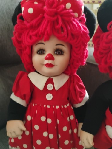 Marie Osmond Mickey & Minnie Mouse Porzellan Puppen 12 Zoll - Bild 3 von 4