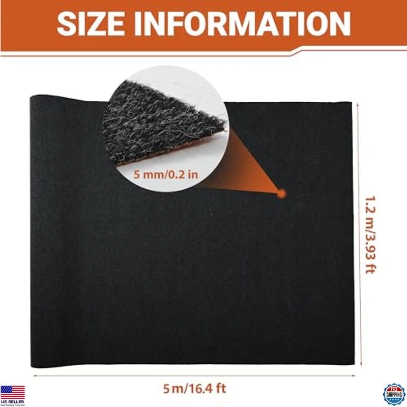 Темно-серая нескользящая ковровая дорожка Nisorpa 4 x 16,4 фута с прочной подложкой TPE - Изображение 3 из 4