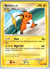 Pokemon Raichu Rare Promo Pop Series 9 3/17 on eBay