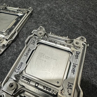 X2 - Intel XEON E5-2650 2.0 Ghz Eight/8 Core Processor 20M SR0KQ