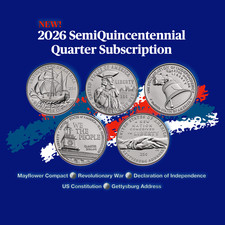 🔥2026-P SemiQuincentennial 🇺🇸Quarters / COMPLETE SUBSCRIPTION / FROM US MINT