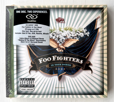 Foo Fighters - In Your Honour 2005 SEALED DualDisc Digipak CD DVD 82876736302