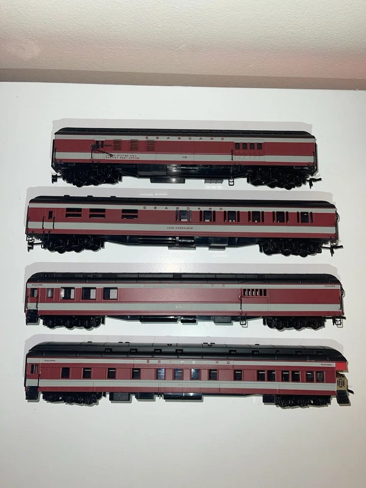Seaboard IHC HO Passenger Car Set of 4 w/ Boxes - Image 3 of 4