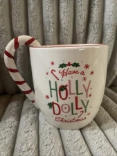 Dolly Parton Candy Cane Mug Holly Dolly Christmas 2025 DG 16oz Trending Dolomite