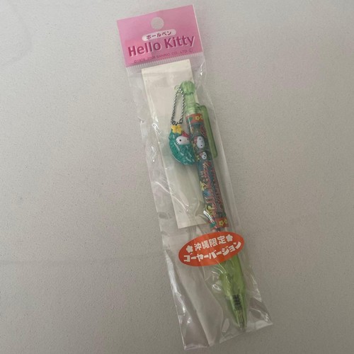 Hello Kitty Sanrio Okinawa Limited Ballpoint Pen Goya Japanese USED K