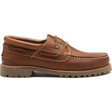 Chatham Sperrin Mens Brown Leather Deck Boat Shoes Loafers Size 8-14