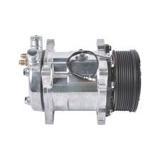 A/C Compressor w/ Clutch Replacement for Sanden 508 Style 8-Groove Serpentine Be