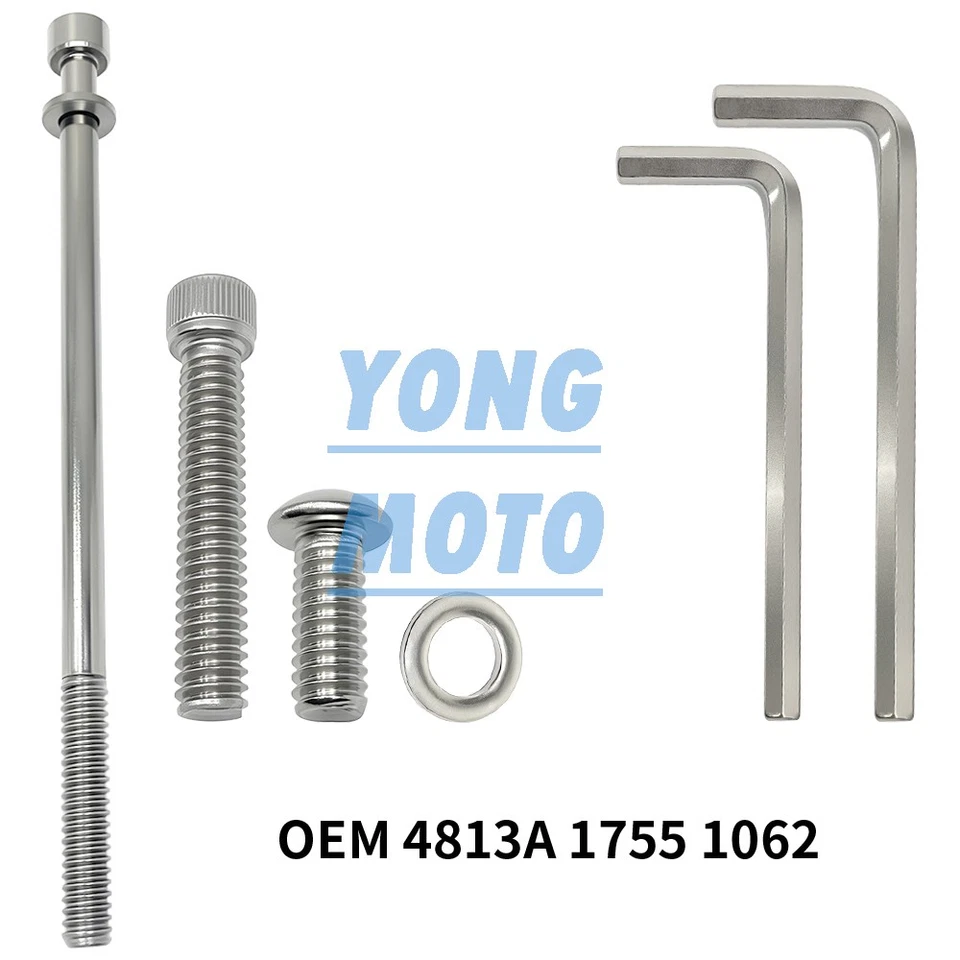 Primary Gasket Seals & Clutch Cover Bolts Kit for Harley Street Glide 2008-2016 Foto 2 de 4