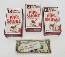 Duke Cannon -  Santa’s Pipe Smoke Soap - 10oz Christmas - LOT of 3 Bars - Read