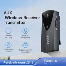 BT 5.3 AUX 2-In-1 ​Wireless Receiver Transmitter for Car Audio Home Sound System