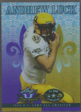 2012 Leaf Valiant Draft Army All-American Bowl Purple #AL1 Andrew Luck /125 FB
