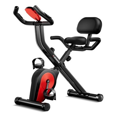 Foldable Exercise Bike, Low Noise Stationary Bikes for Home, Compact Indoor C...