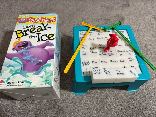 Vintage 1999 Don't Break the Ice Family Milton Bradley 100% Complete Clean