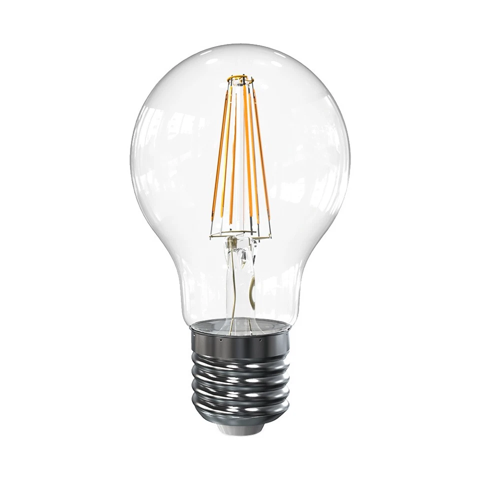 NCC-LICHT LED Filament Light Bulb 8W = 75W 1050lm E27 Incandescent Filament Warm White 2700K