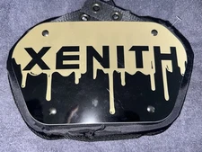 Xenith Elite Football Back Plate Youth Gold Drip Plate