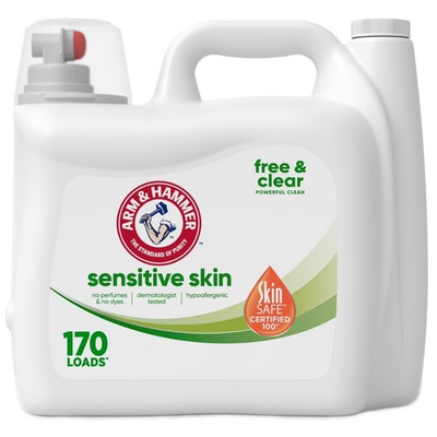 #ad #ad Sensitive Skin Free amp; Clear Liquid Laundry Detergent Soap 170 fl oz 170 Loads $18.17
