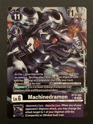 Machinedramon BT19-065 U - Box Topper - Special Booster VER.2.0 - Digimon TCG