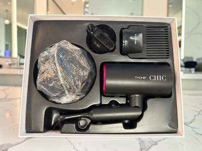 TYCHE CHIC Hair Dryer 3 Attachments Included Cold Shot Frizz Fighting