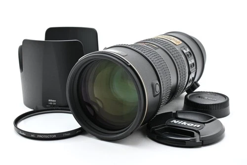Nikon AF-S VR NIKKOR 70-200mm f/2.8 G ED Lens + Hood [AF Works / EX+] Japan