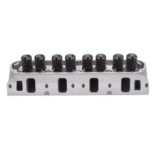 Edelbrock Cylinder Head Set 5027 E-street 205cc Alum 60cc Hyd Roller For Sbf