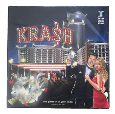 KRA$H Poker Strategie Brettspiel Alter 12+ - NEU VERSIEGELT UK LAGERBESTAND