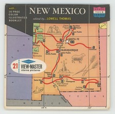 New Mexico Land of Enchantment 1960's View-Master Packet A-375 Exc. Cond.