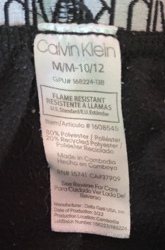 Calvin Klein Youth Girl's 3 Pack Sleep Jogger Pants, Medium 10/12 - Picture 4 of 11