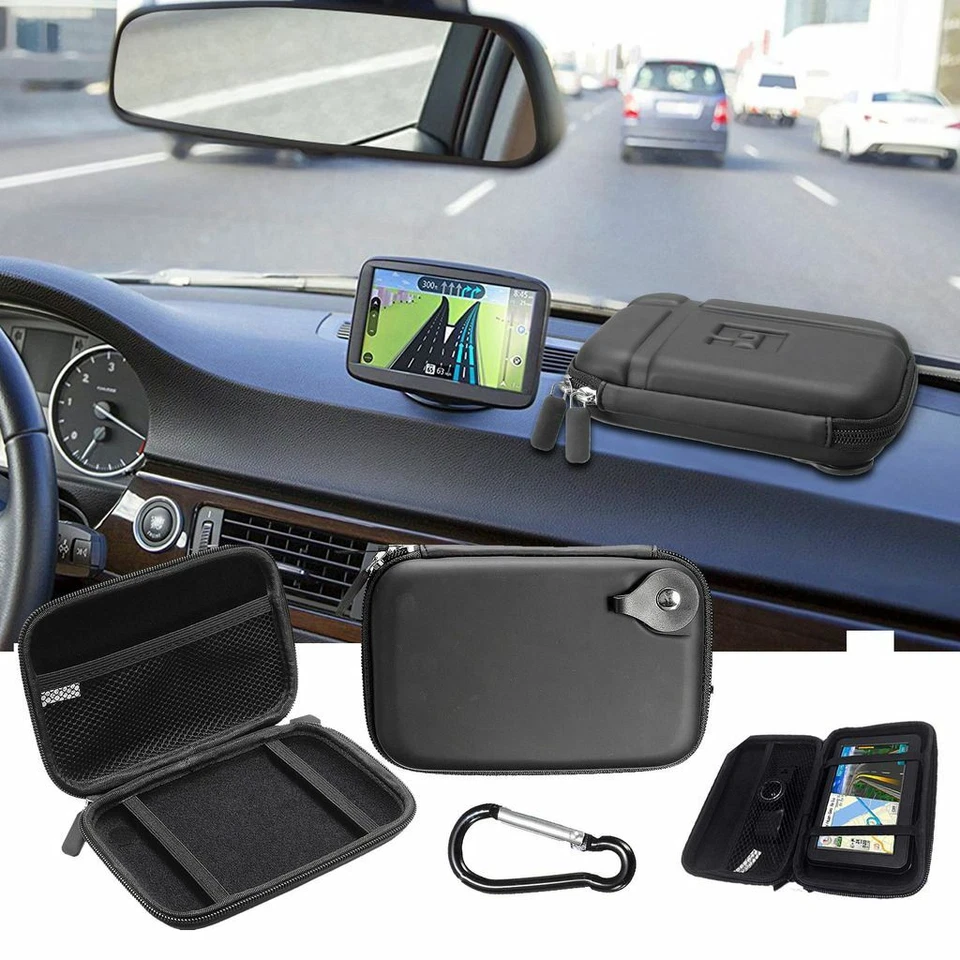 5 inch Travel GPS Case Carrying Bag Pouch for Garmin Nuvi Tomtom GPS MP3 MP4 - Image 2 of 4