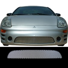 Ccg Mesh Grill Insert For 03-05 Mitsubishi Eclipse Diamond Precut Grille Silver Ccg Mesh Grill Insert For 03-05 Mitsubishi Eclipse Diamond Precut Grille Silver