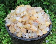 Golden Healer Quartz Rough Natural Crystals:  Choose Ounces or lb Bulk Lots