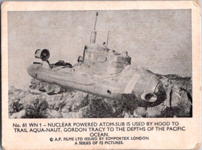 VINTAGE NON-SPORTS PHILADELPHIA 1966 THUNDERBIRDS CARD#61 WN 1-NUCLEAR... NO56