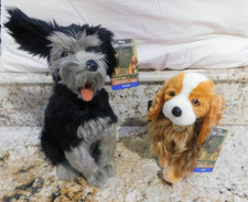 Disney Parks Lady And The Tramp Set of 2 Plush Stuffed Puppies New Cute  RARE