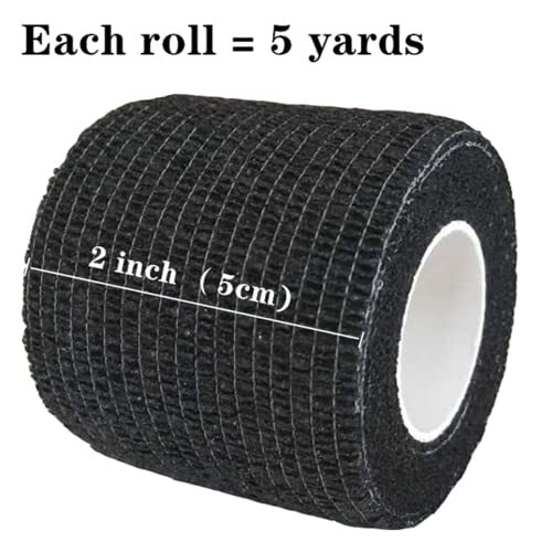 12Pack 2"x5Yards Self-Adhesive Bandage Wrap Elastic Grip Tape Sports Tape - Picture 3 of 3