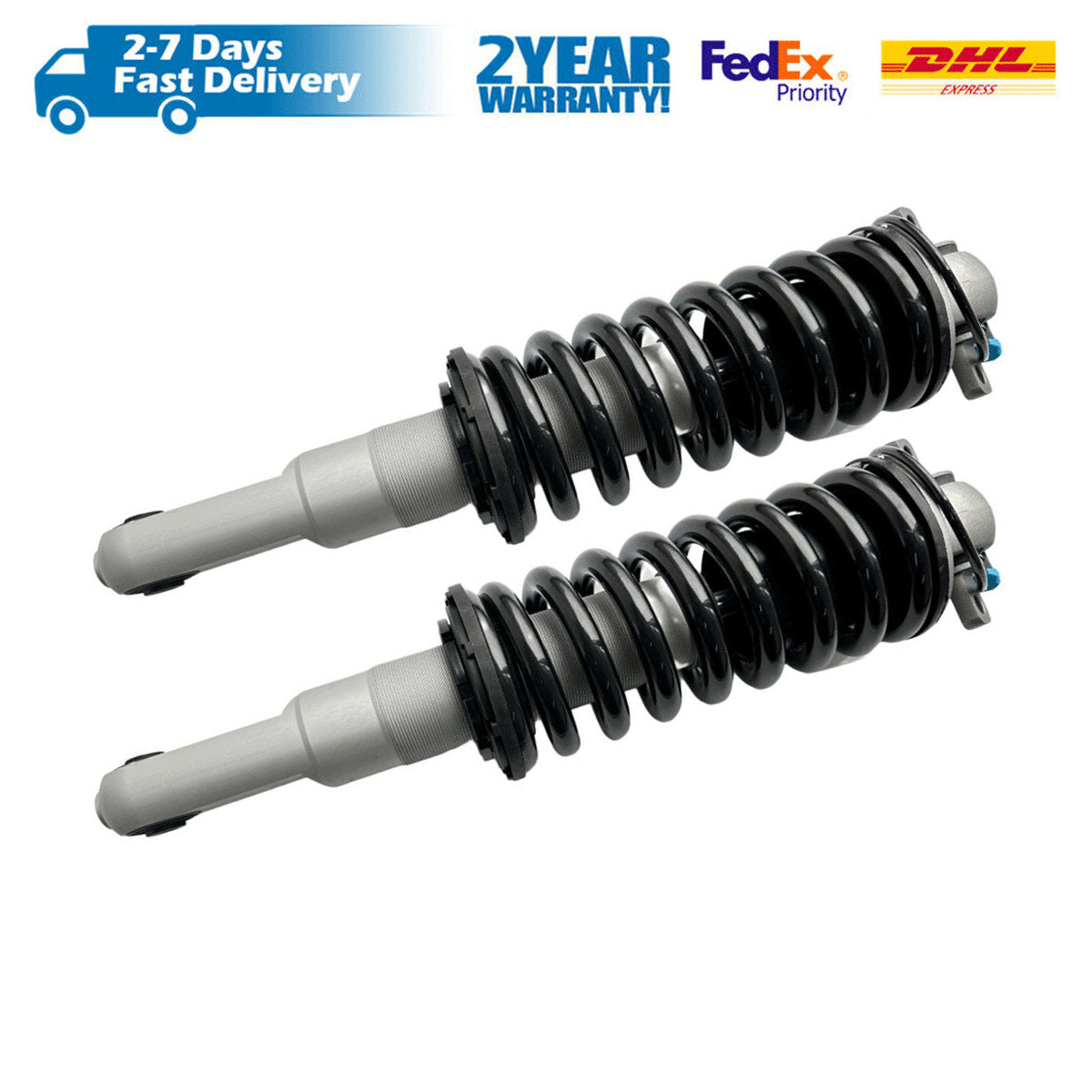 Pair Rear Air Shock Absorber Struts Magnetic For Ferrari F430 Scuderia 2005-2009