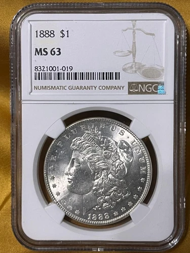 1888 Morgan Dollar MS63 NGC