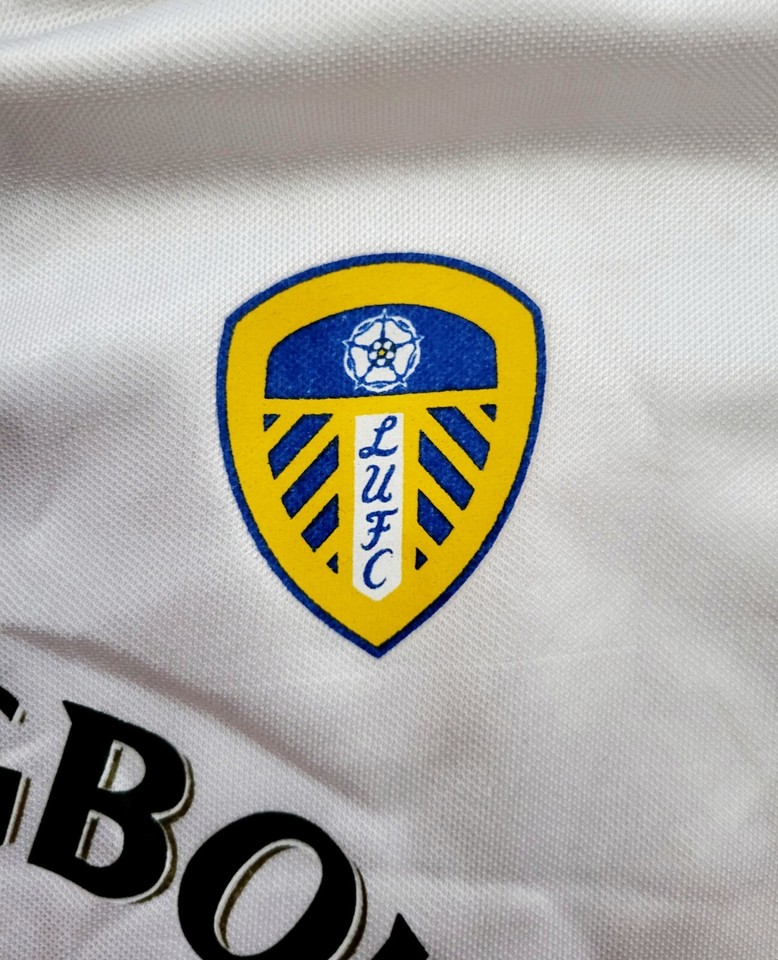 Maillot Rétro Leeds United 2000-2002 - DRAW SCORE - Blanc - Taille XL - Neuf