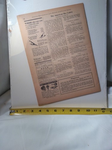 Model Airplane News vtg magazine cover mcm matted print with magazine included J - Picture 9 of 21