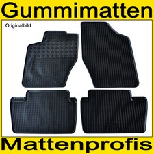 Gummimatten Gummifußmatten 4-teilig für Peugeot 307 ab Bj.2003 - 2010 H