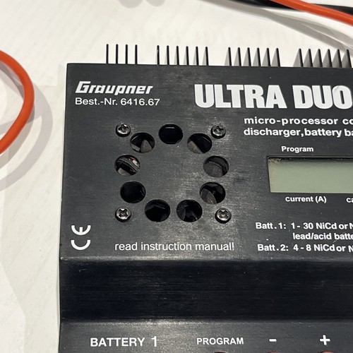 Graupner 6416.67 Ultra Duo Plus 30 Battery Charger Balancing Unit - Quality 12V - Picture 2 of 21