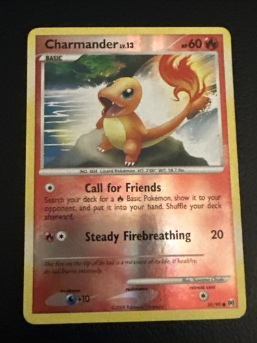 Pokémon - Charmander - 59/99 - Platinum - Arceus - Reverse Holo - Vintage 2009