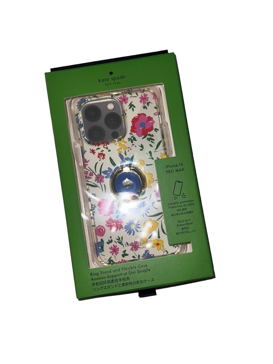 新品 Kate spade iPhone14ケース リングスタンド付き フラワー 新品 Kate spade iPhone14ケース リングスタンド付き フラワー