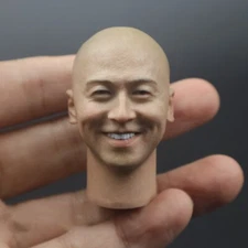 Smile Bald Lei Jiayin Bu Liangren Head Carved 1/6 Scale DIY 12'' Action Figure
