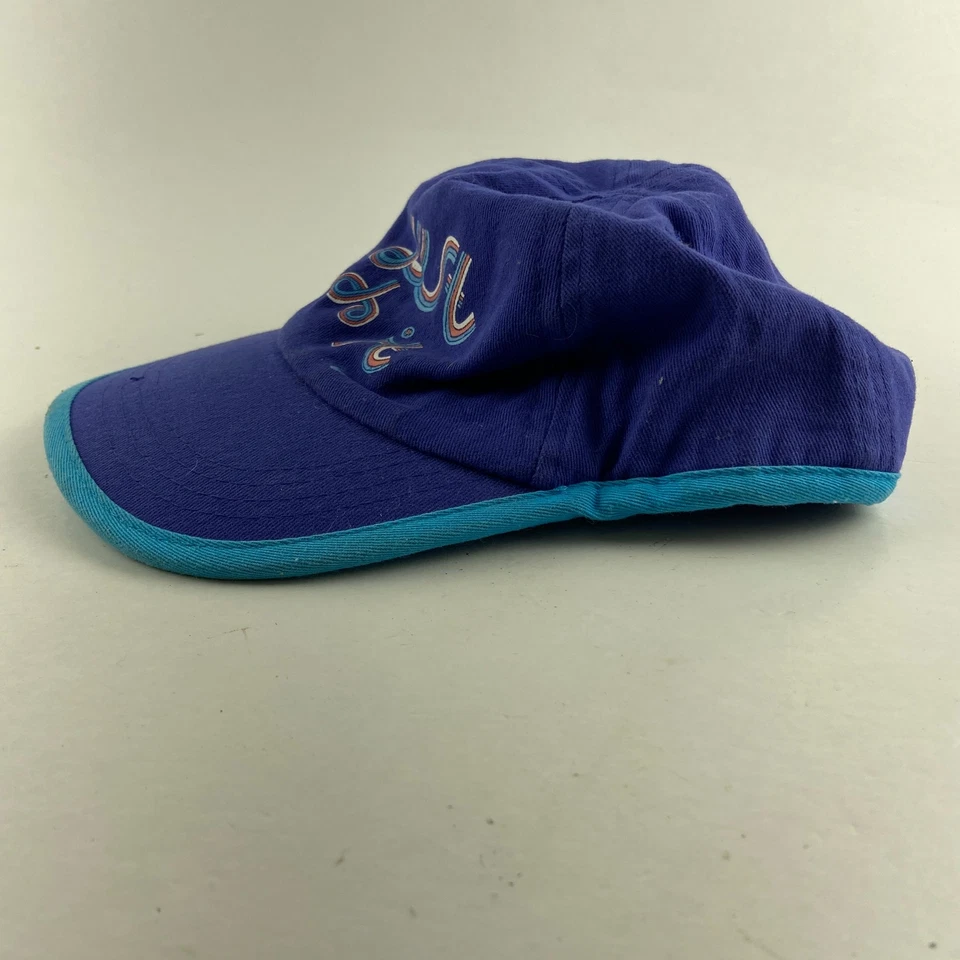 Gorra Nike Just Do It 4-6X Niñas Azul 100% Algodón Logo 6 Paneles Ajustable Espalda Sombrero Foto 3 de 4
