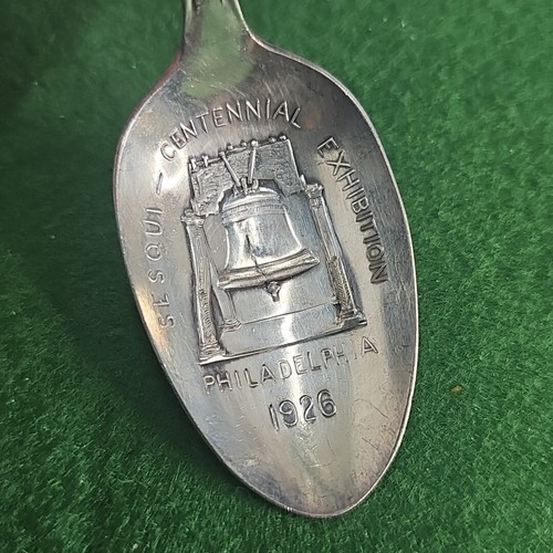 1926 Philadelphia PA Sesquicentennial Exhibition Silver Plated Souvenir